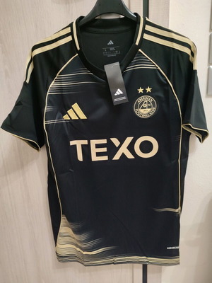 Aberdeen FC Away 2025/2026 jersey large size new, official replica