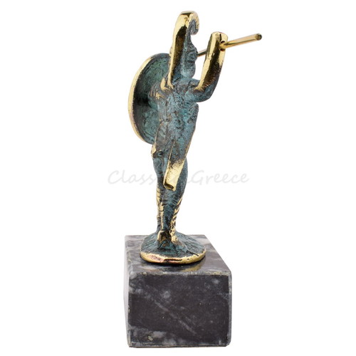 Bronze decorative statue Leonidas King of Sparta new 13 cm