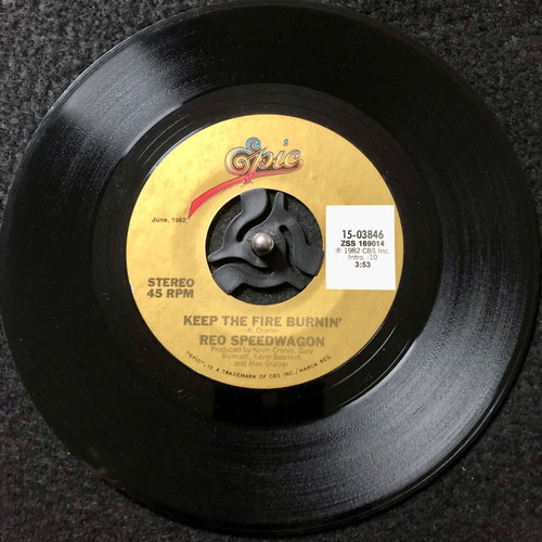 REO Speedwagon Take It On The Run vinyl 7" single used, pop
