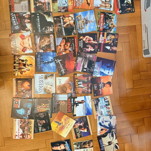DVD collection of 39 movies used, Greek and foreign cult classics