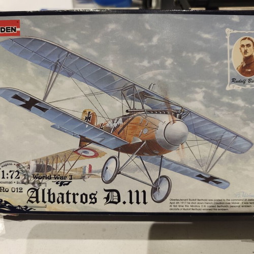 Roden WWI Model Airplanes 1/72 Scale Like New, Set of 3