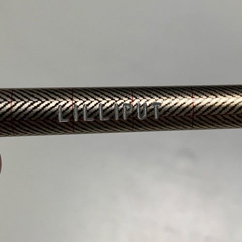 Pierre Cardin Lilliput pen used with herringbone pattern and gold details