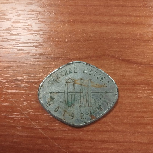 General Motors Motorama 1955 vintage token coin