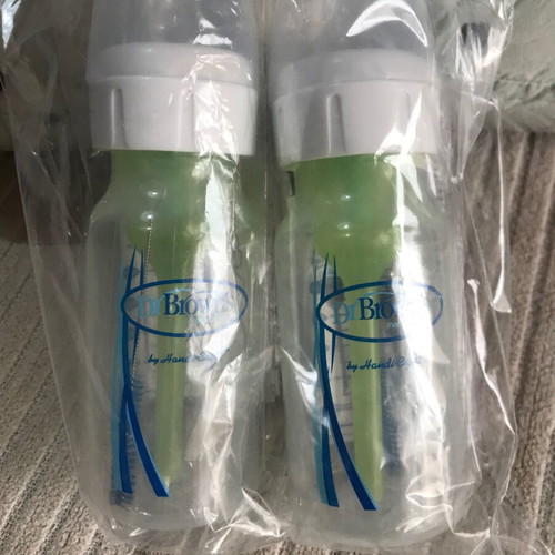 Kikka Boo Nursing Pillow and Dr. Brown's Options+ Anti-Colic Bottles like new