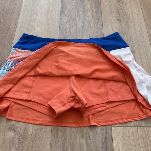 Eleven by Venus Williams tiered multicolor tennis workout skort size L like new
