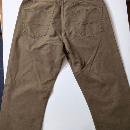 Hugo Boss Montana Men's Olive Brown Canvas Cord Pants Size W34 L34 like new