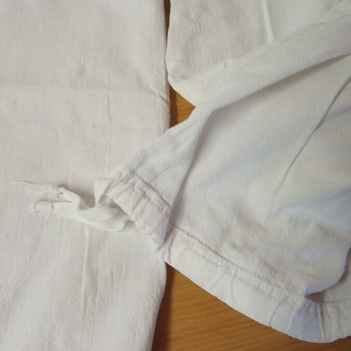 Abercrombie & Fitch white cropped trousers size 12-14
