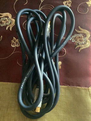S-Video Prolink cable like new with gold-plated connectors 2.5m