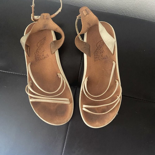Ancient Greek Sandals platform sandals, size 37, gold