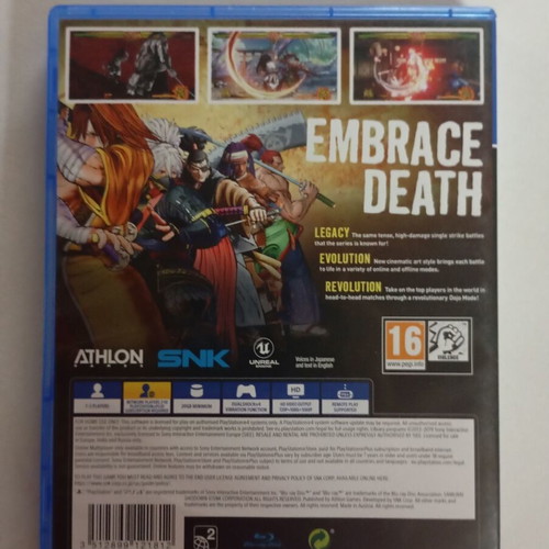 Samurai Shodown PS4 used, fighting game