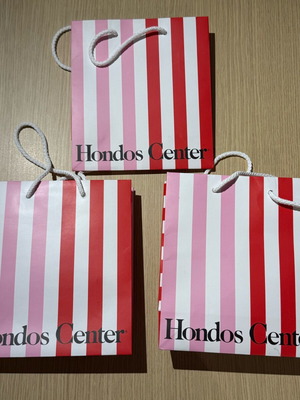 Hondos Center bags new, set of 3 with stickers