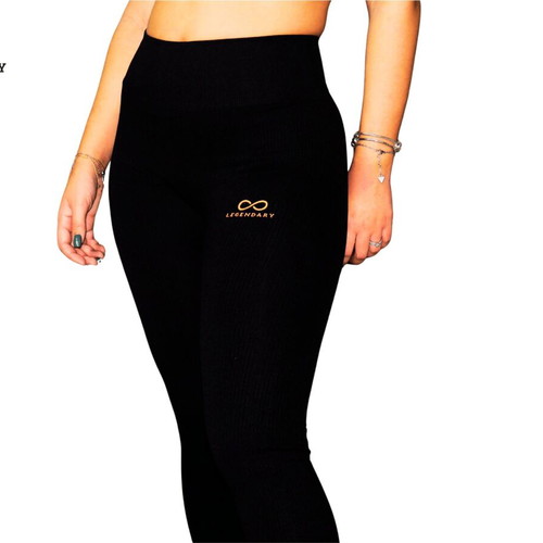 Legendary Premium Yoga Set Bra & Leggings Black FLEXYOGA