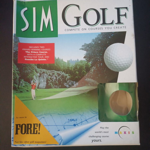 Sim Golf Big Box used, PC box only