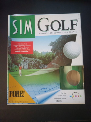 Sim Golf Big Box used, PC box only