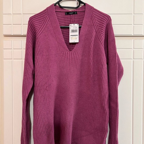 Mango pink sweater new, size L