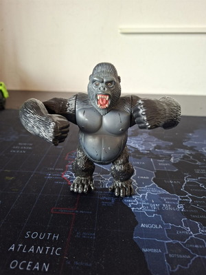 Gorilla King Kong action figure used with chest pounding feature