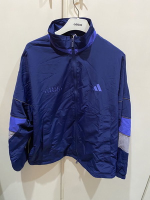 Adidas Drei Streifen jacket new, blue and purple color blocking