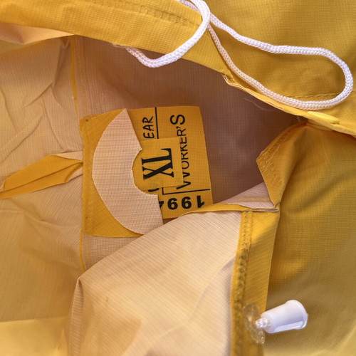 Waterproof suit XL new, yellow color
