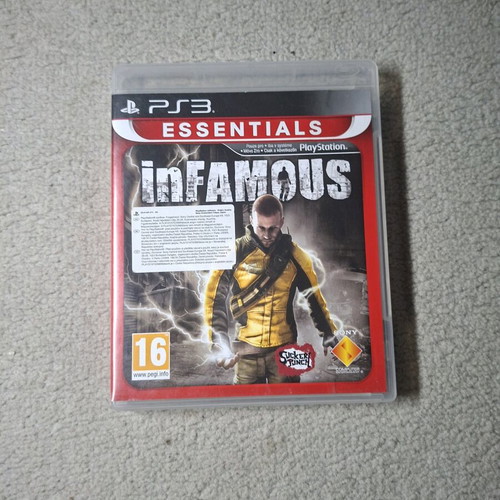 PlayStation 3 game inFAMOUS used with manual and case