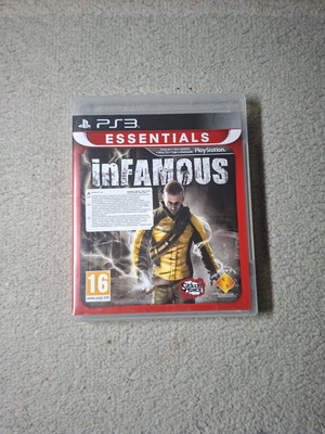 PlayStation 3 game inFAMOUS used with manual and case