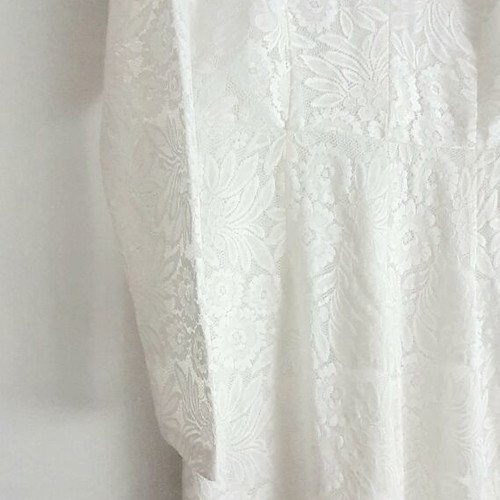 Y.A.S One-piece New Soft Lace White M-L
