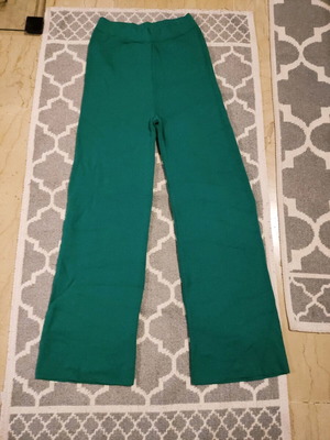 Women's wool pants like new, green, size S