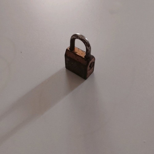Collectible padlock used with side lock