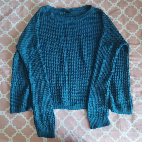 Amisu blue wool sweater like new, size Large