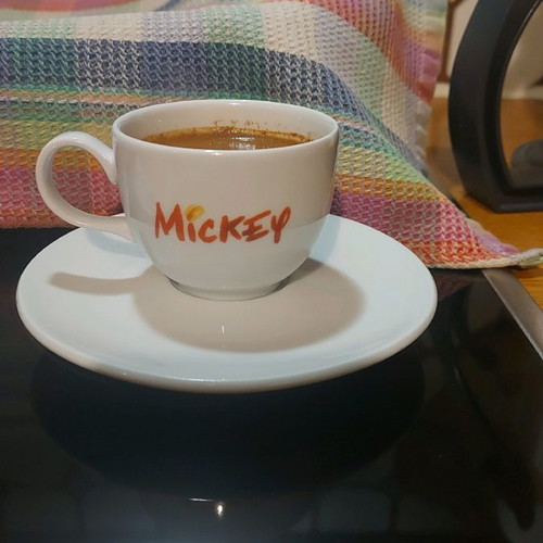 Disney Land cup set used with Minie and Mickey Mouse