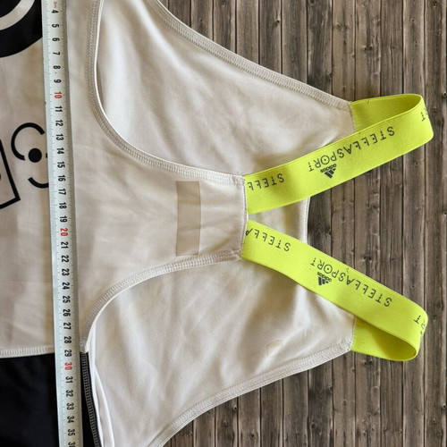 Adidas Stella Sport Climalite top with built-in bra, large, multicolor