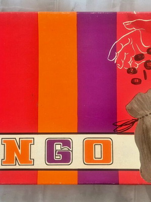 Bingo board game used from 79 decade Greek made