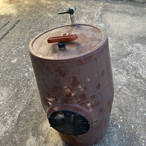 Plastic damigiana used
