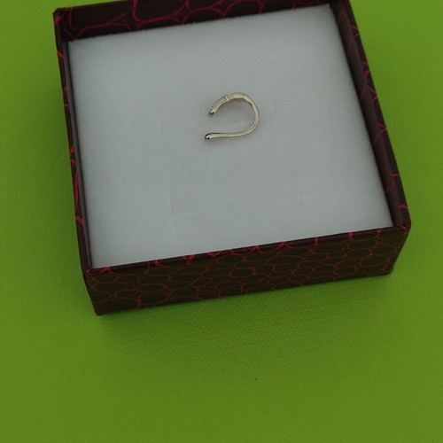 925 Silver earring, fake piercing