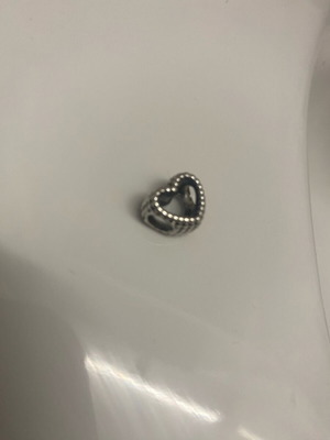 Pandora heart symbol charm in 925 silver like new