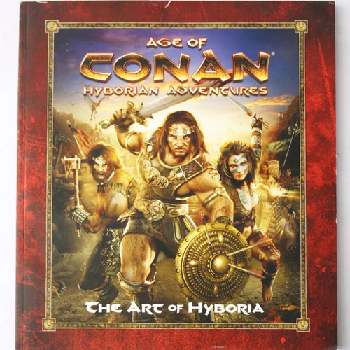 Age of Conan Hyborian Adventures The Art of Hyboria 2008 book new, 130 pages