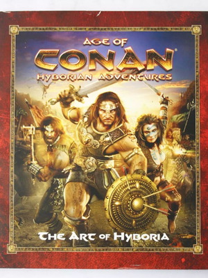 Age of Conan Hyborian Adventures The Art of Hyboria 2008 book new, 130 pages