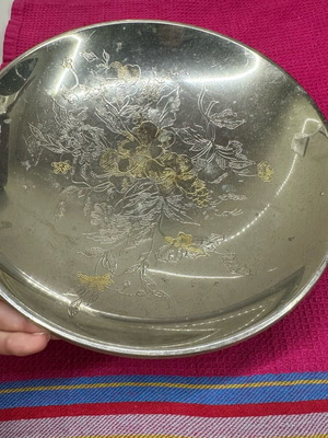 OLD VINTAGE DECORATIVE BOWL FONDANTIERA