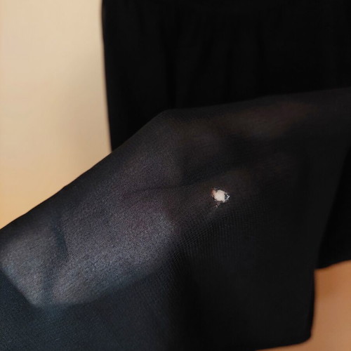 Black maxi dress with cutouts used