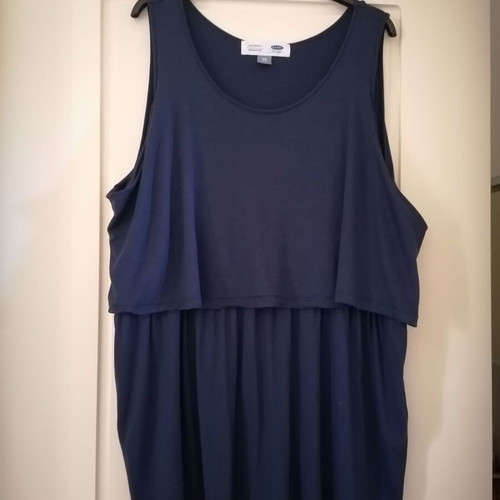 Old Navy Maternity Nursing Shirt dark blue XXL like new, viscose