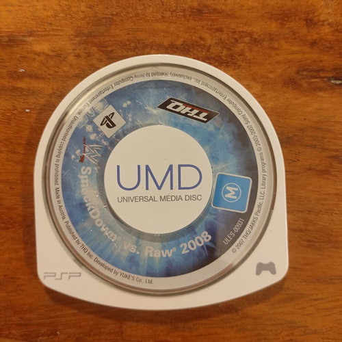 Smackdown Vs Raw PSP game used