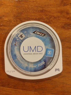 Smackdown Vs Raw PSP game used