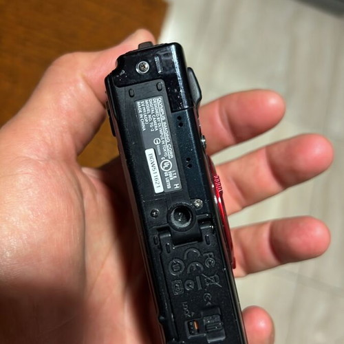 Olympus Tough GPS Camera like new with housing, torch, and base
