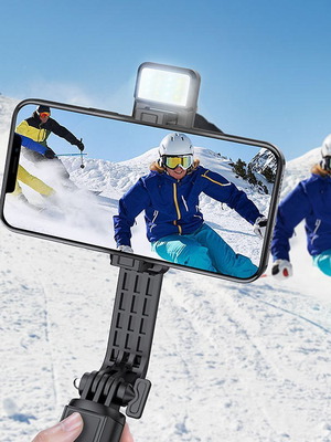 Hoco Selfie Stick Tripod with Bluetooth Remote Control Aluminium K15 Black