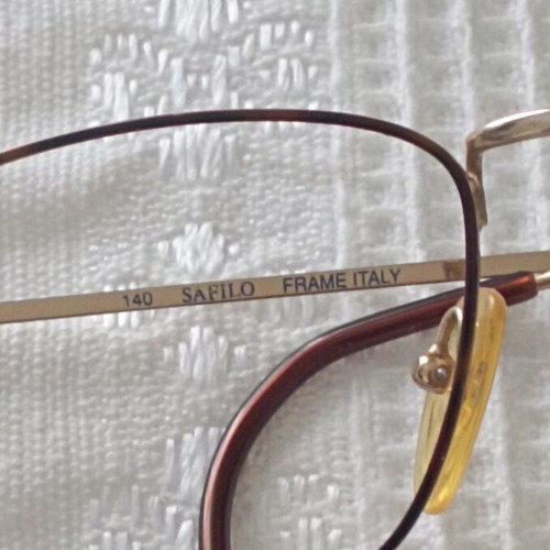 Safilo eyeglass frame like new with leather case