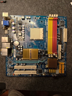 Gigabyte GA-MA78GM-S2H motherboard used, Micro-ATX, Socket AM2+