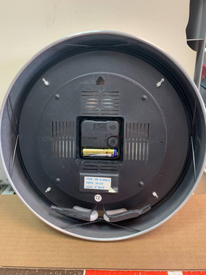 Y2K wall clock, analog, 28cm diameter