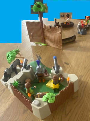 Комплект рицари Playmobil употребяван, крепост и пирати