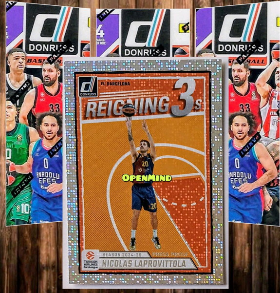 REIGNING 3s PRESS PROOF LAPROVITTOLA - BARCELONA - DONRUSS EUROLEAGUE 2024-25