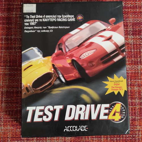 Test Drive 4 παιχνίδι PC μεταχειρισμένο με ελληνικό κουτί και manual