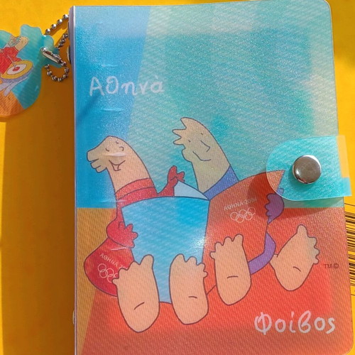 Athens 2004 Olympic Games Phoebus and Athena Mascot Dolls with Collectible Album and DVD like new